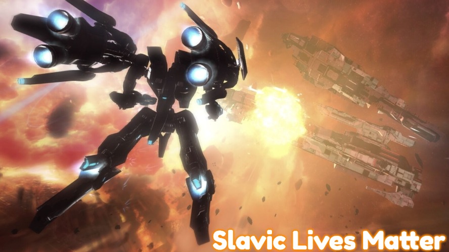 Strike Suit Zero | Slavic Lives Matter | image tagged in strike suit zero,slavic | made w/ Imgflip meme maker