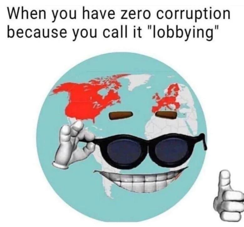 Zero corruption U.S. Canada E.U. Blank Meme Template