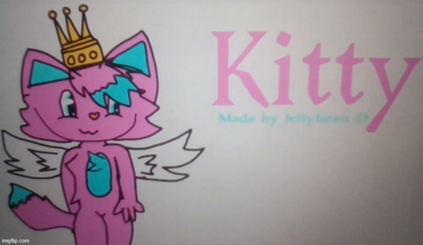 For kitty_queen94 | image tagged in kitty,art | made w/ Imgflip meme maker