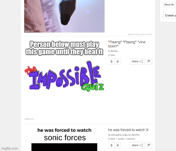 there's always a bigger fish (the post above said that the missiles are going to the impossible quiz image) | made w/ Imgflip meme maker