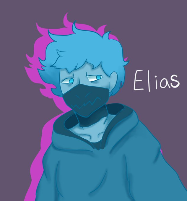 Elias as a human Blank Meme Template