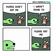 High Quality Please Don't Eat Me Blank Meme Template