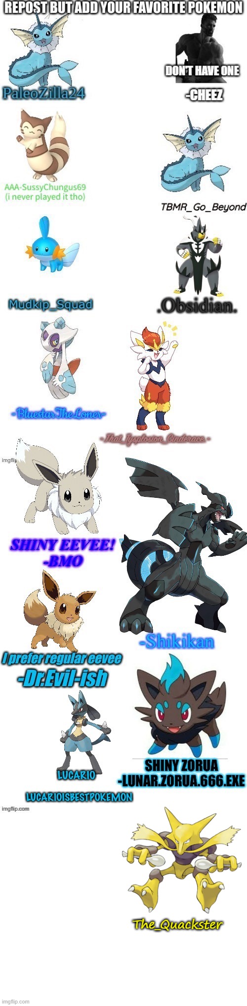 i like alakazam | The_Quackster | image tagged in blank white template,repost,pokemon | made w/ Imgflip meme maker