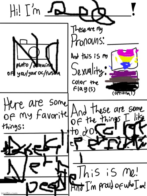 Sorry for terrible writing LOL | image tagged in lgbtq stream account profile | made w/ Imgflip meme maker