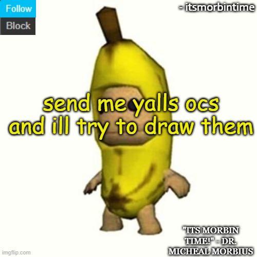 ANNOUNCEMENT | send me yalls ocs and ill try to draw them | image tagged in announcement | made w/ Imgflip meme maker