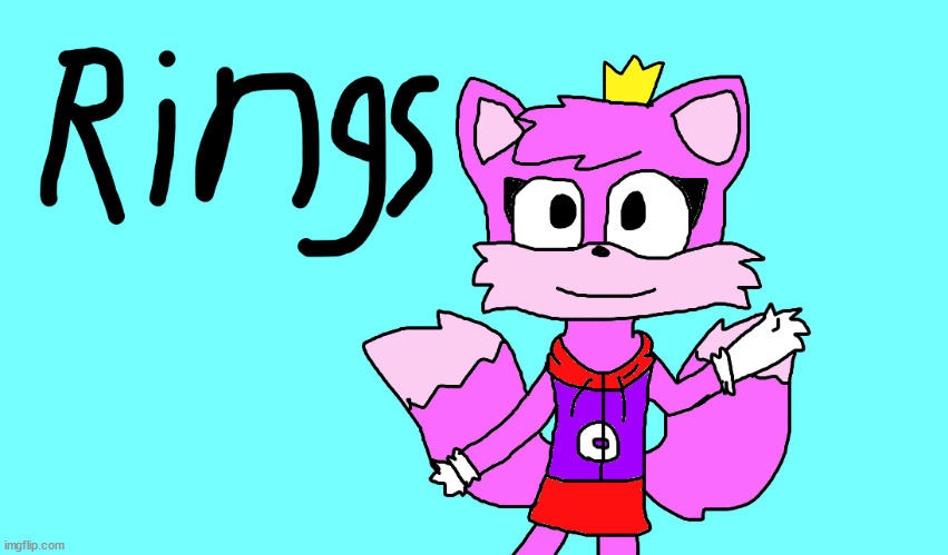 drew my rayman/sonic oc: rings | image tagged in ocs,sonic the hedgehog | made w/ Imgflip meme maker