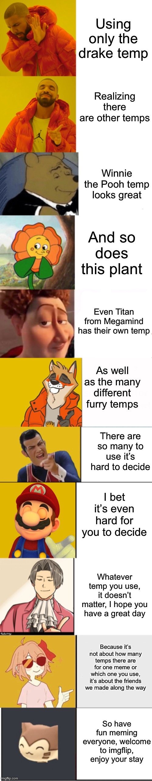 Some random shit I just found I had posted in fun almost a year ago. God I was so much more wholesome then. | made w/ Imgflip meme maker