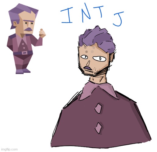 drew my MBTI type. if you have a suggestion, let me know in the comments! :D | made w/ Imgflip meme maker