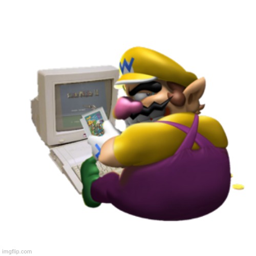 Wario Computer! | image tagged in wario computer | made w/ Imgflip meme maker