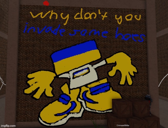 Why don't you invade some hoes Blank Meme Template
