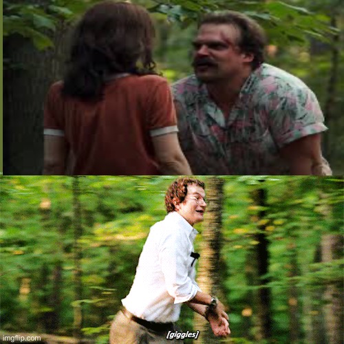 Safe for work | image tagged in eleven stranger things | made w/ Imgflip meme maker