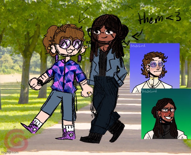 Omg the lil dudes!!! The bros!! | image tagged in and they were coworkers,oh my god they were coworkers | made w/ Imgflip meme maker