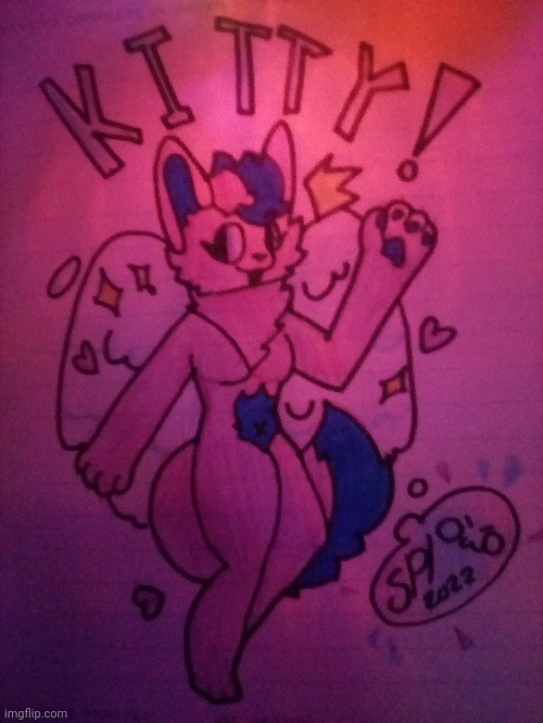 Art for KITTY! [Sorry for being mean kitty] | made w/ Imgflip meme maker