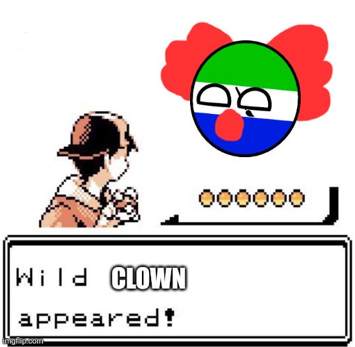 TCK as a Pokémon 2. Pokémon MSMG. | CLOWN | image tagged in blank wild pokemon appears | made w/ Imgflip meme maker