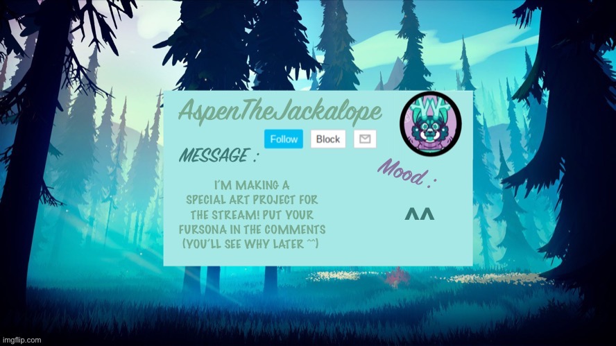 I have already added some of you, if you comment ill just tell you I have you added | ^^; I’M MAKING A SPECIAL ART PROJECT FOR THE STREAM! PUT YOUR FURSONA IN THE COMMENTS (YOU’LL SEE WHY LATER ^^) | image tagged in a new template no way,next username reveal,why are you reading the tags | made w/ Imgflip meme maker