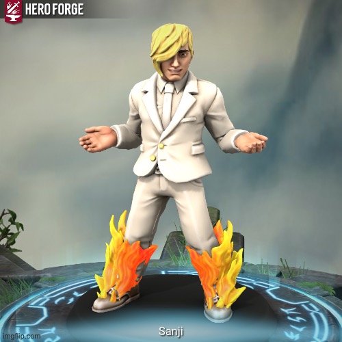 I made sanji in heroforge | image tagged in well done,one piece | made w/ Imgflip meme maker