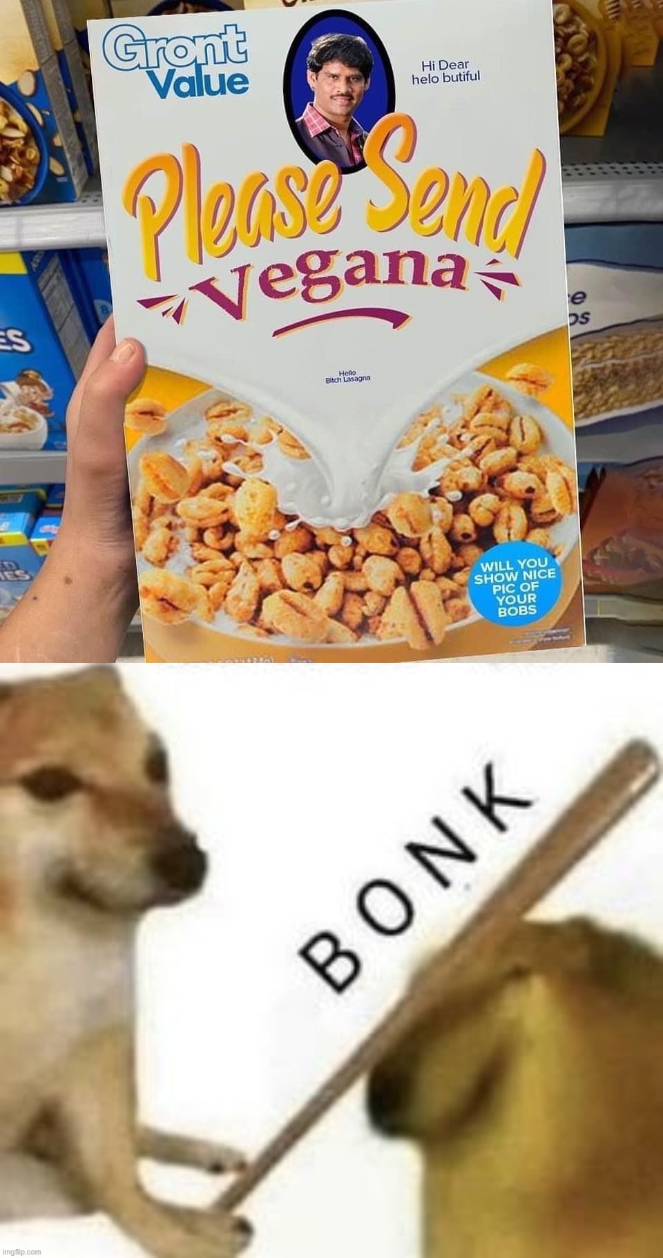 image tagged in bonk,unreal | made w/ Imgflip meme maker