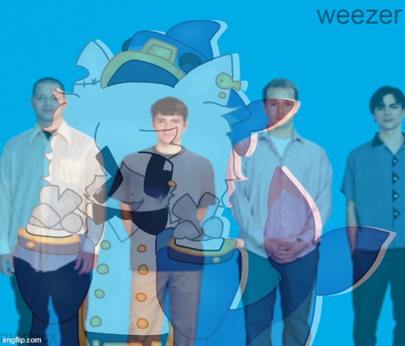 the character is literally named weezer lmao. not my oc. belongs to HeartShapedLie on yt. | made w/ Imgflip meme maker