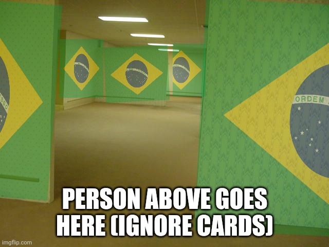 PERSON ABOVE GOES HERE (IGNORE CARDS) | made w/ Imgflip meme maker