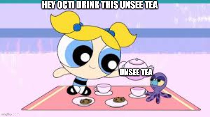 High Quality Unsee tea Blank Meme Template