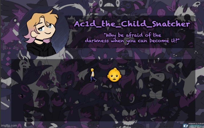 @the person above | 🚶 👶 | made w/ Imgflip meme maker
