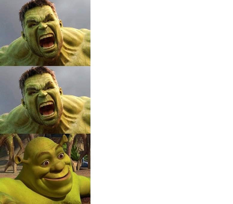 Shrek Screaming Blank Template - Imgflip