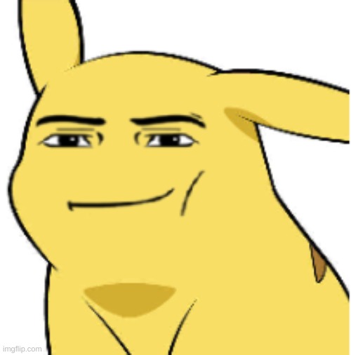 Pikachu with Man Face | image tagged in pokemon,roblox meme | made w/ Imgflip meme maker
