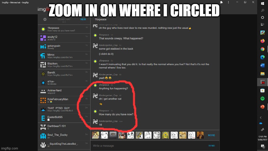 cat | ZOOM IN ON WHERE I CIRCLED | image tagged in memes | made w/ Imgflip meme maker