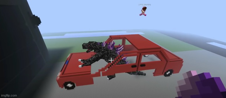 mobzilla driving car | image tagged in mobzilla driving car | made w/ Imgflip meme maker