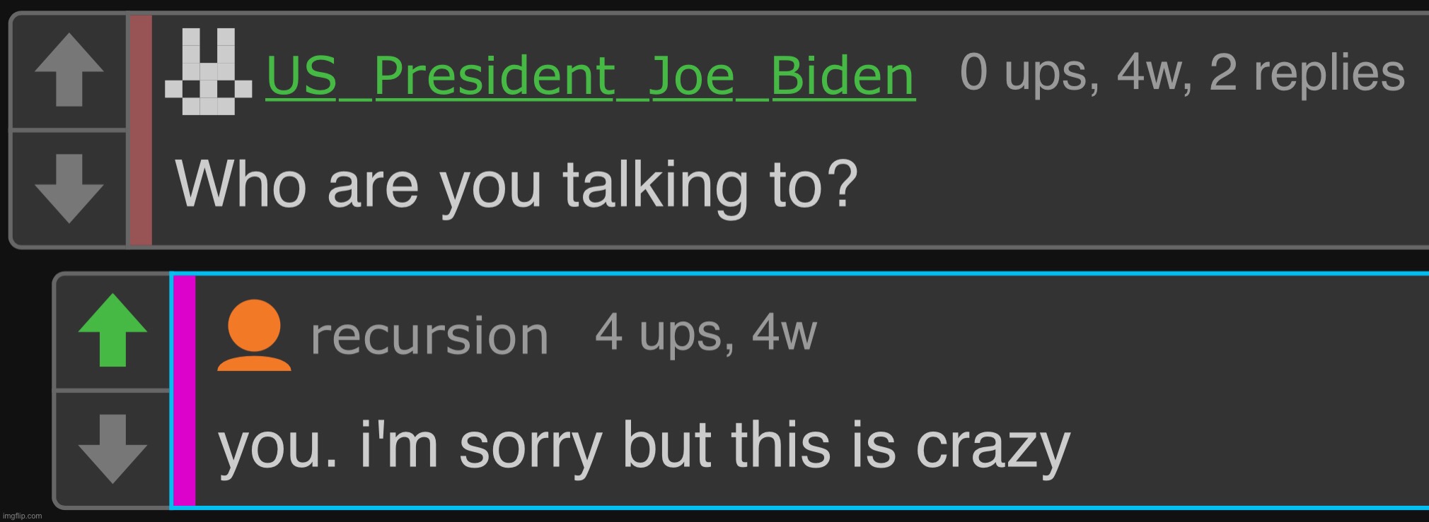 On a post about Technoblade dying (Based recursion) | made w/ Imgflip meme maker