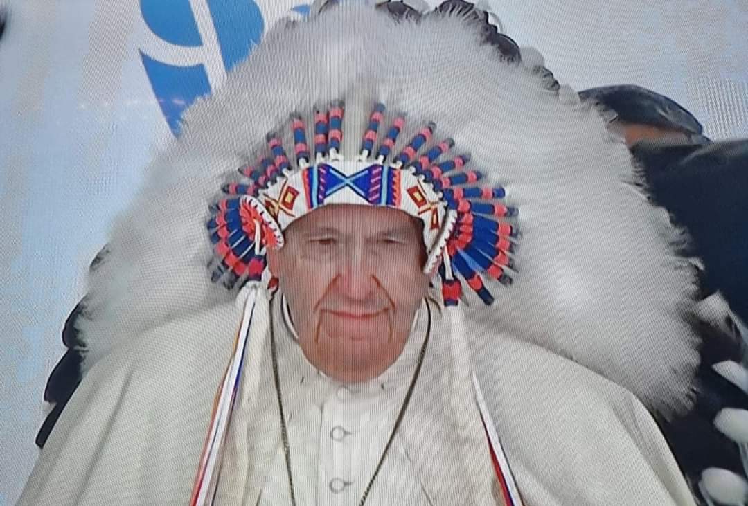 Pope Sitting Bull Blank Meme Template