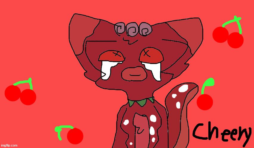 cherry | image tagged in ocs,cats | made w/ Imgflip meme maker