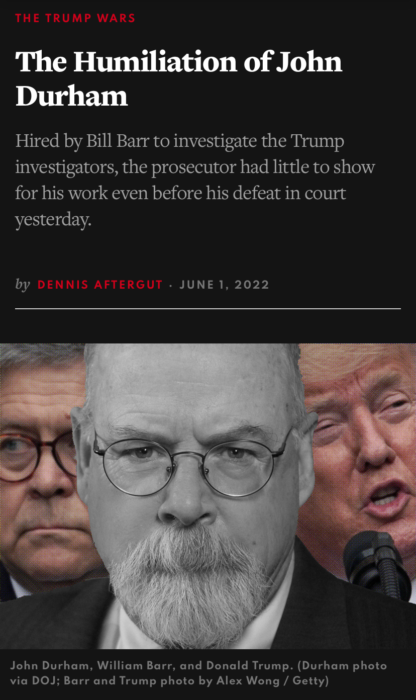 John Durham humiliated Blank Meme Template