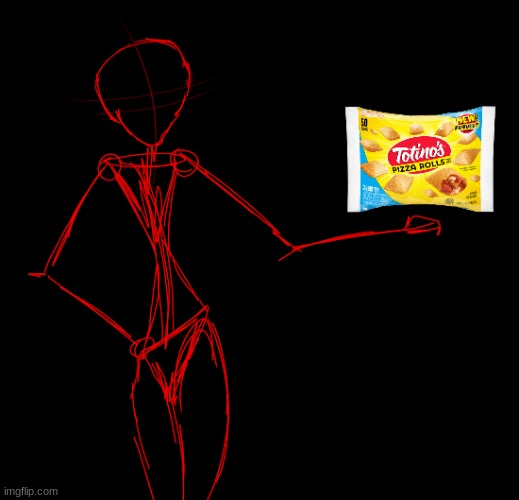 wip artwork with thick thighs- I mean, pizza rolls | made w/ Imgflip meme maker
