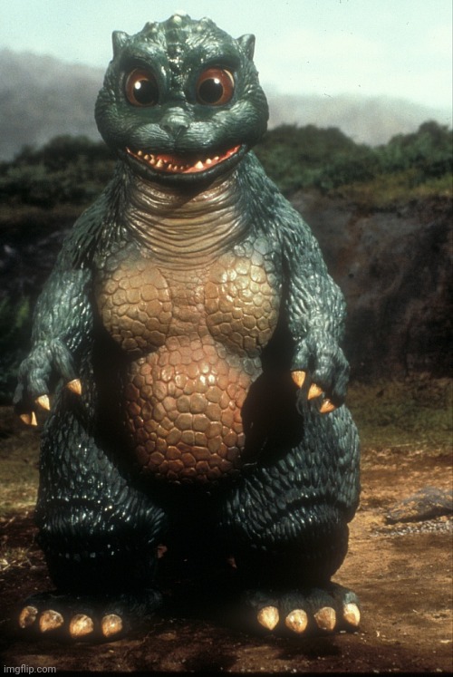 Little Godzilla | image tagged in little godzilla | made w/ Imgflip meme maker