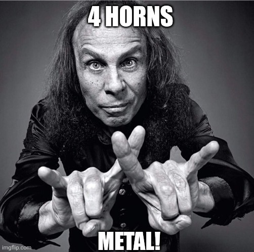 METAL! 4 HORNS | made w/ Imgflip meme maker