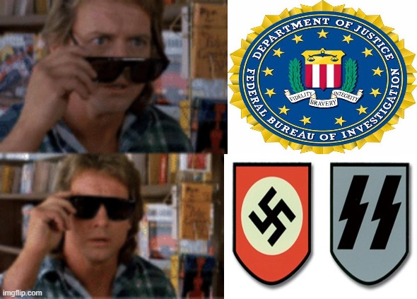 Put the glasses on! | image tagged in they live sunglasses | made w/ Imgflip meme maker