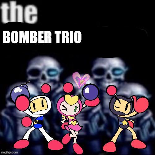 The Poopshitters | BOMBER TRIO | image tagged in the poopshitters | made w/ Imgflip meme maker