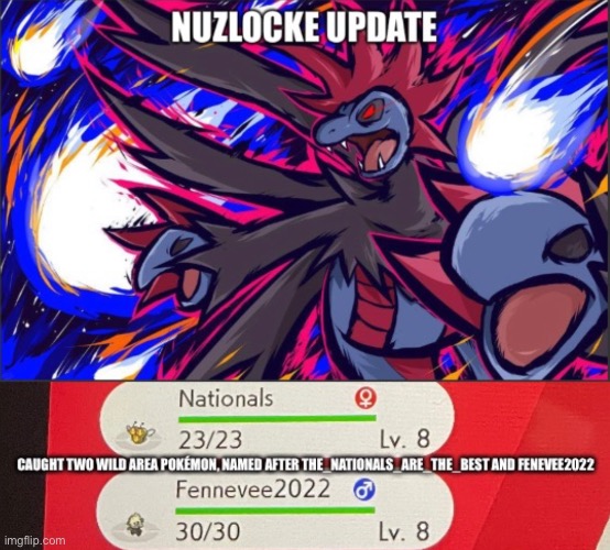 Nuzlocke part6 caught some Pokemon | image tagged in pokemon | made w/ Imgflip meme maker