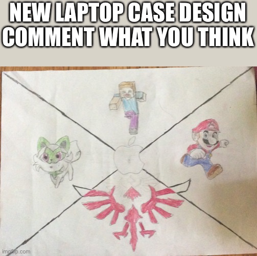 NEW LAPTOP CASE DESIGN
COMMENT WHAT YOU THINK | made w/ Imgflip meme maker