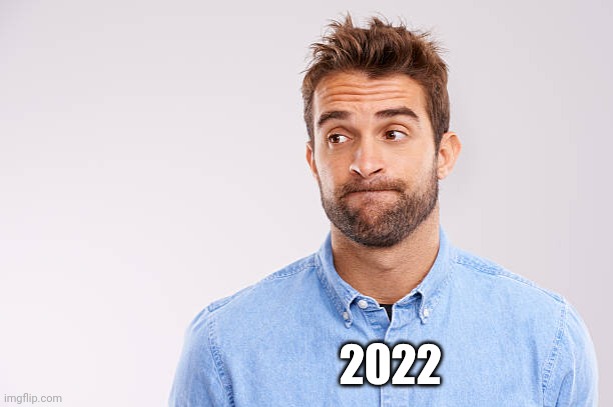 Eyebrows Raised | 2022 | image tagged in eyebrows raised | made w/ Imgflip meme maker