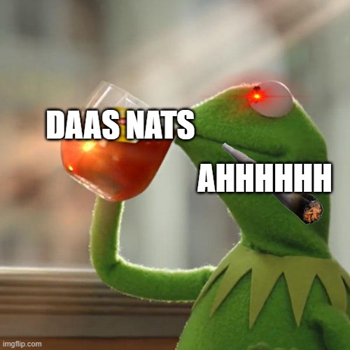 Why did I make this btw I quit Img flip idk why | DAAS NATS; AHHHHHH | image tagged in memes,but that's none of my business,kermit the frog | made w/ Imgflip meme maker