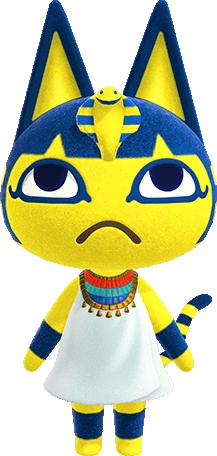 Ankha Cat Blank Meme Template