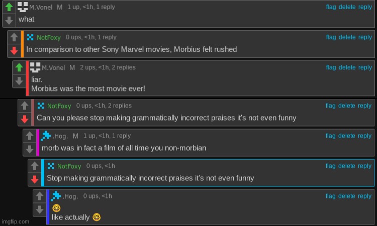 FOXY ISN'T MORBIN! WITCH HUNT!!1!!1!!!!!11!!!11! | made w/ Imgflip meme maker