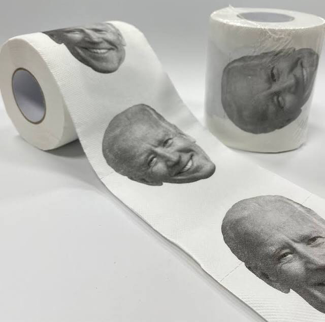 High Quality Biden Toilet Paper Blank Meme Template