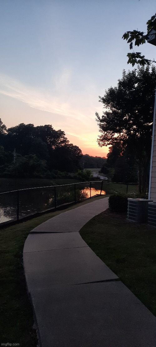 A sunset I took in Auburn, Alabama | made w/ Imgflip meme maker