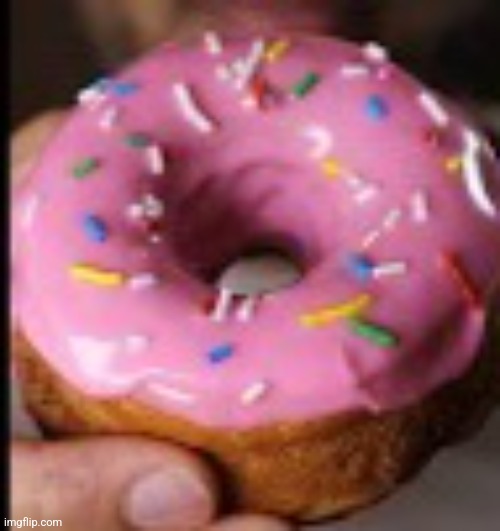 Random donut pic I found (Yeety note: Low quality donut lol) (mememad note: ikr) | image tagged in donut,donut team,homer simpson donut | made w/ Imgflip meme maker