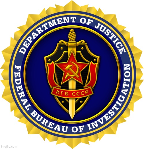 The new logo of the FBI | image tagged in fbi,communism,democratic party,joe biden,memes | made w/ Imgflip meme maker
