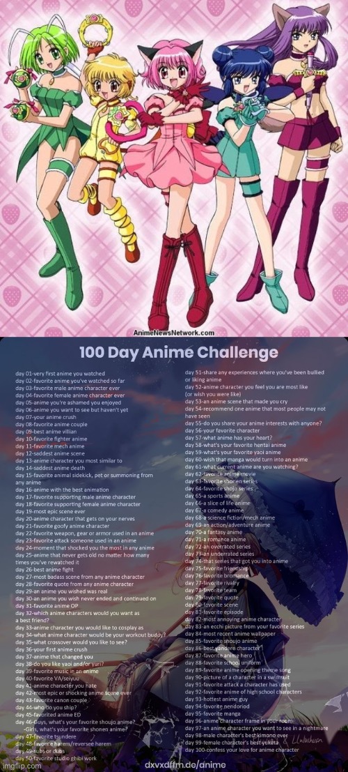 Yes | image tagged in 100 day anime challenge | made w/ Imgflip meme maker