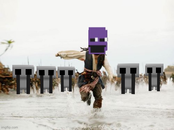 Jack Sparrow Being Chased Meme | image tagged in memes,jack sparrow being chased,fnaf,william afton | made w/ Imgflip meme maker